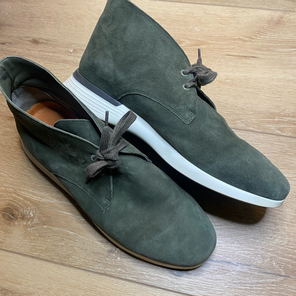 Wolf & Shepherd Crossover Chukka Pine Suede Size 11.5